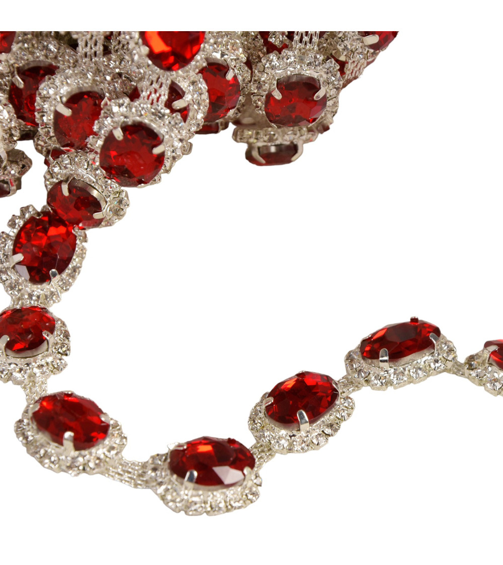 5m reel with 15mm red stone braid