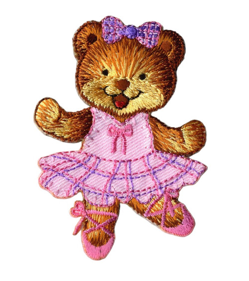 Set of 3 dancing bear patches