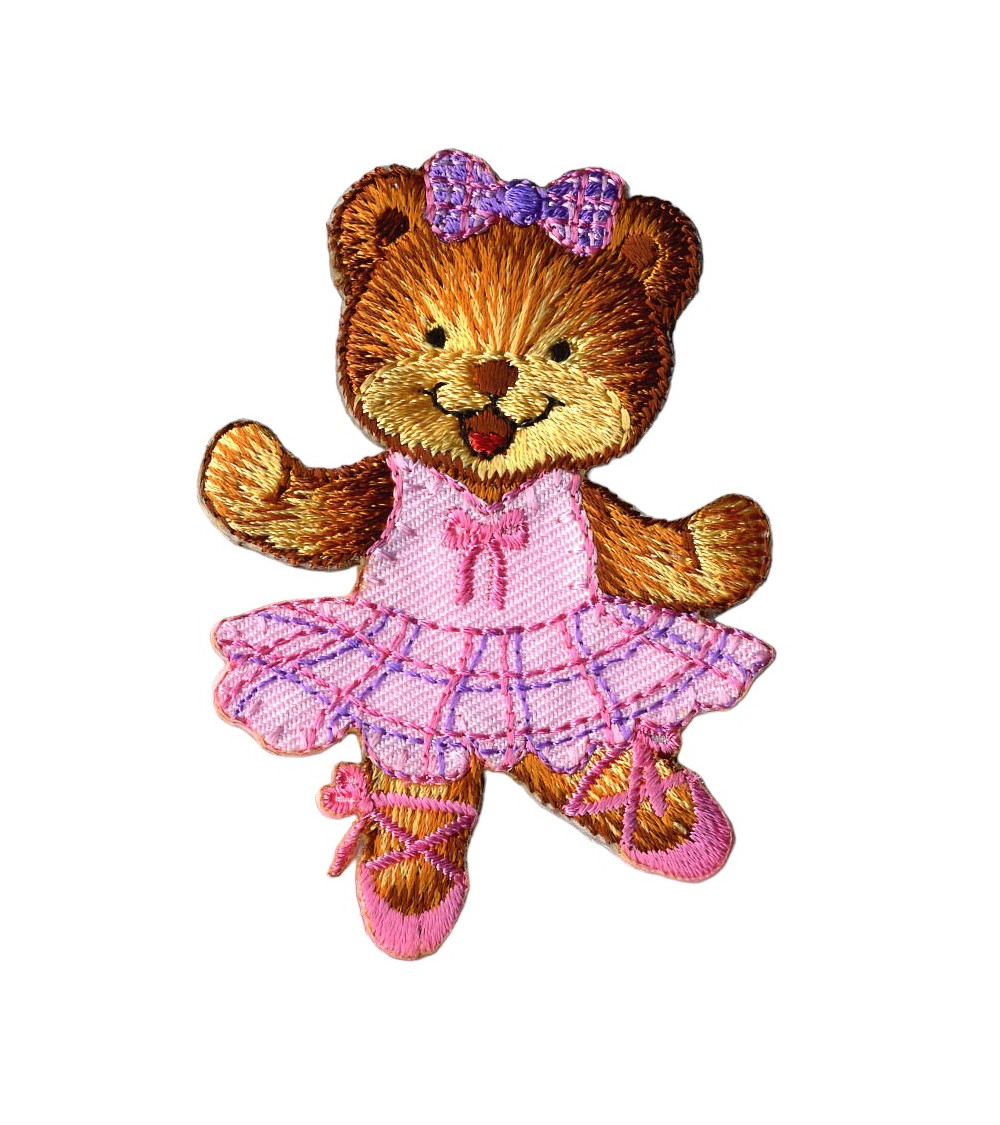 Set of 3 dancing bear patches