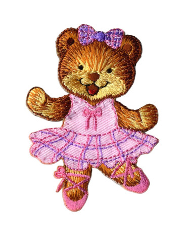 Set of 3 dancing bear patches