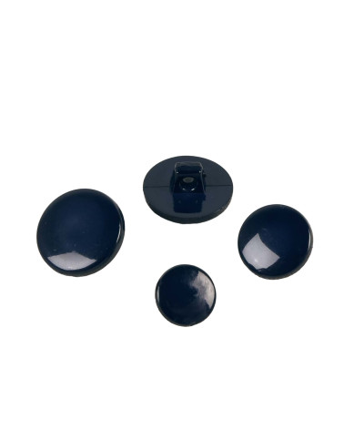 Bouton à queue nylon recylé bleu marine