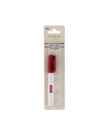 Crayon colle textile temporaire Bohin