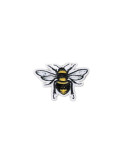Set of 3 bee campaign badges 3.5x2.5cm