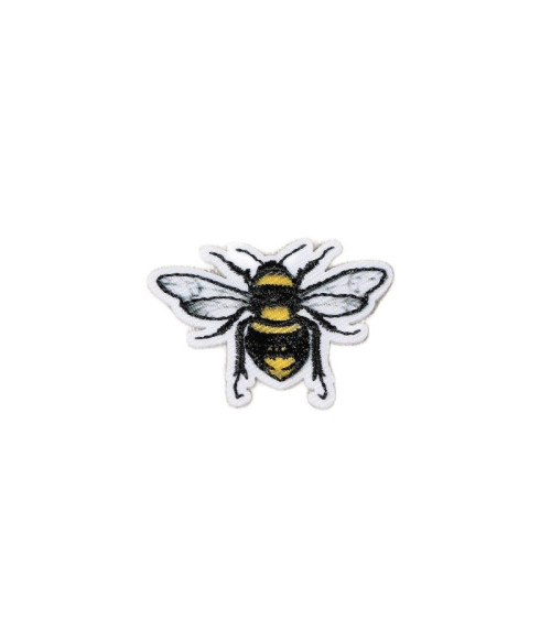 Set of 3 bee campaign patches 3.5x2.5cm