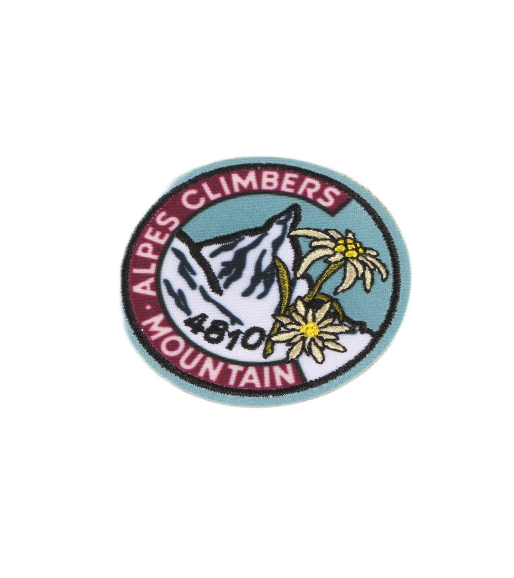 Iron-on mountain badge 4810 climbers 5cm x 5cm
