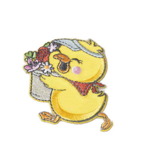 Cute animal chick iron-on patch 5.5cm x 4.5cm
