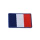 Ecusson thermocollant drapeaux brodés france 3cm x 4,5cm