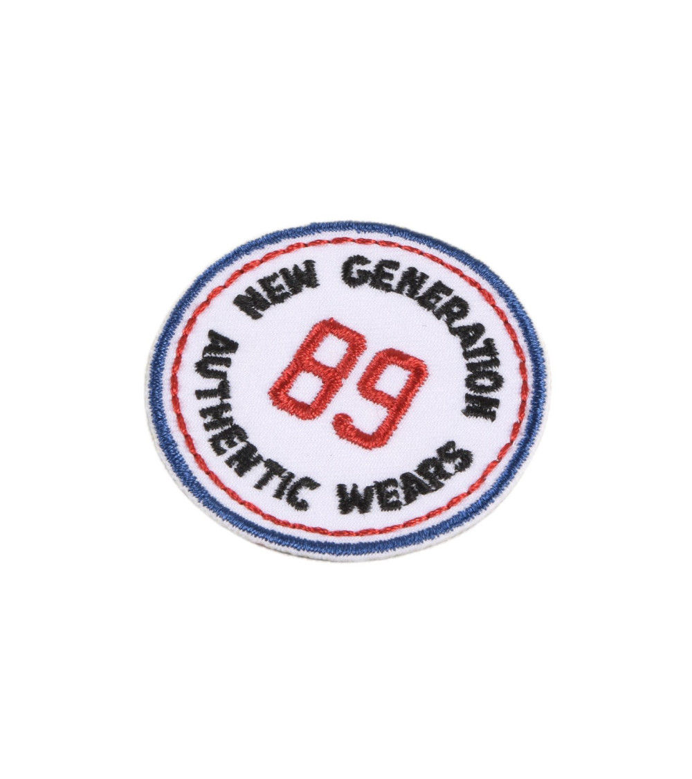 Set of 3 iron-on badges for new generation athletes 4cm x 4cm
