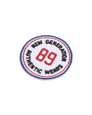 Set of 3 iron-on badges for new generation athletes 4cm x 4cm