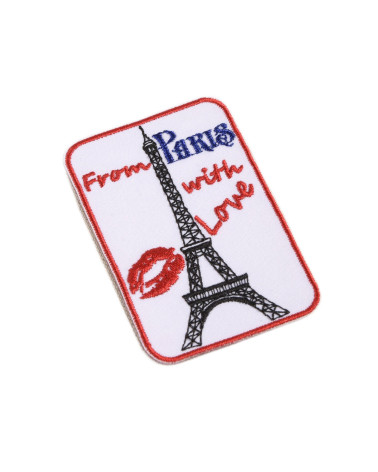 Set di 3 toppe termoadesive Paris from Paris 7 cm x 4,5 cm