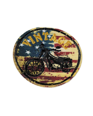 Set of 3 vintage sport iron-on patches 6cm x 6cm