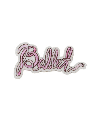 Set di 3 toppe termoadesive balletto 3,5 x 5,5 cm