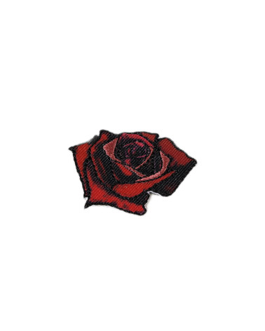 Set mit 3 rosa Garten-Aufnähern zum Aufbügeln, 3 cm x 3,5 cm