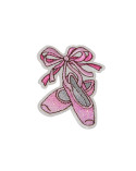 Lot de 3 écussons thermocollants danse chausson 5,5cm x 4cm
