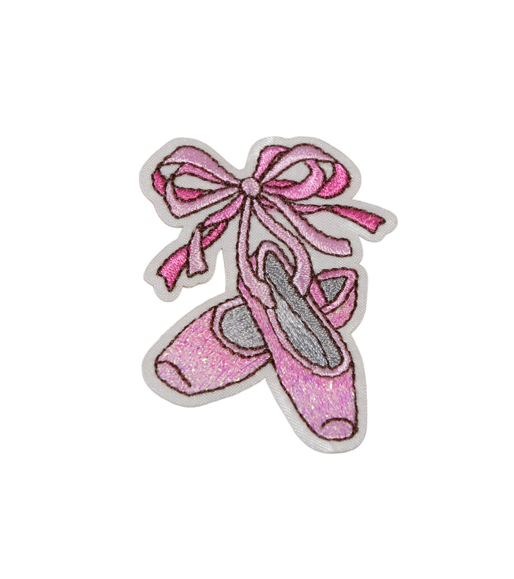Set of 3 dance slipper badges 5.5cm x 4cm