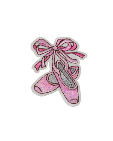 Set of 3 dance slipper badges 5.5cm x 4cm