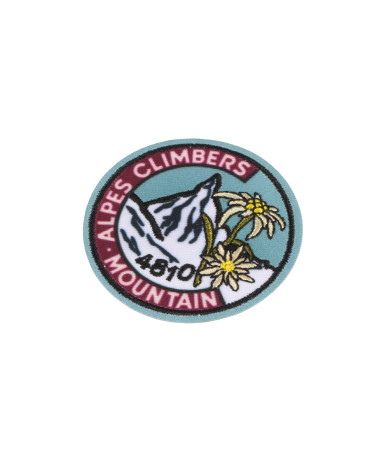 Set of 3 mountain badges 4810 climbers 5cm x 5cm