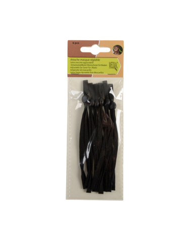 Clip per maschera regolabile - 3 paia nere