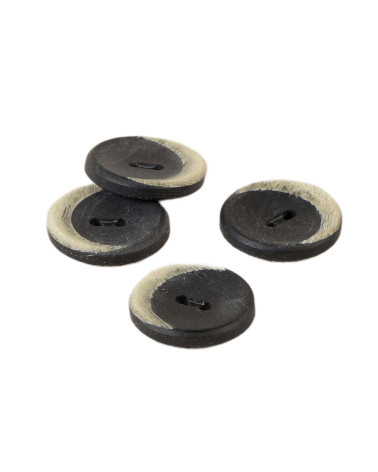 Bouton lune noir 20mm