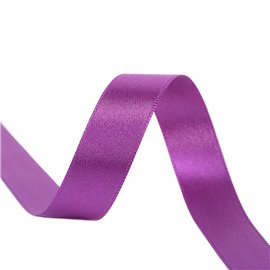 Bobine 40m ruban satin double face fabriqué en France violet