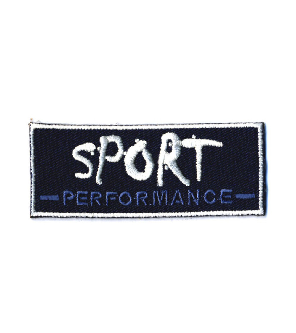 Set di 3 toppe sportive blu termoadesive