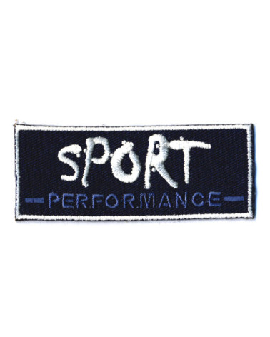 Set di 3 toppe sportive blu termoadesive