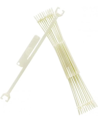 Set of 10 DMC bows for embroidery thread