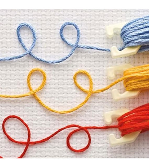 Set of 10 DMC bows for embroidery thread