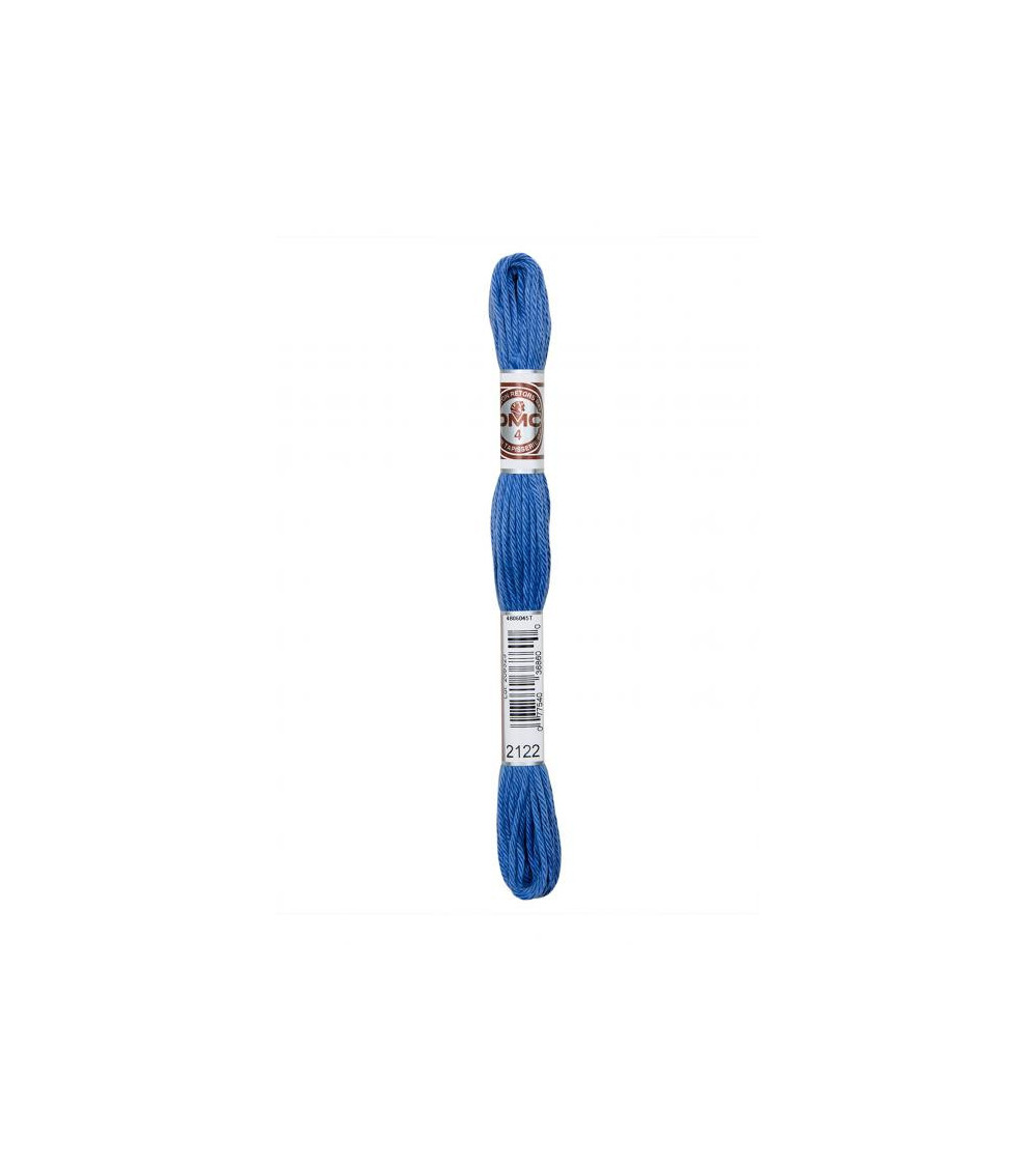 Skein 10m DMC Twisted thread matt tapestry canvas 100% cotton blue 2122