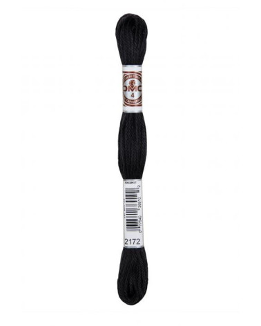 Skein 10m DMC Twisted thread matt tapestry canvas 100% cotton brown 2172