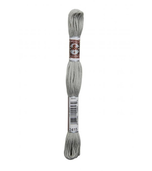10m skein DMC Matt twisted thread tapestry canvas 100% cotton light gray 2415