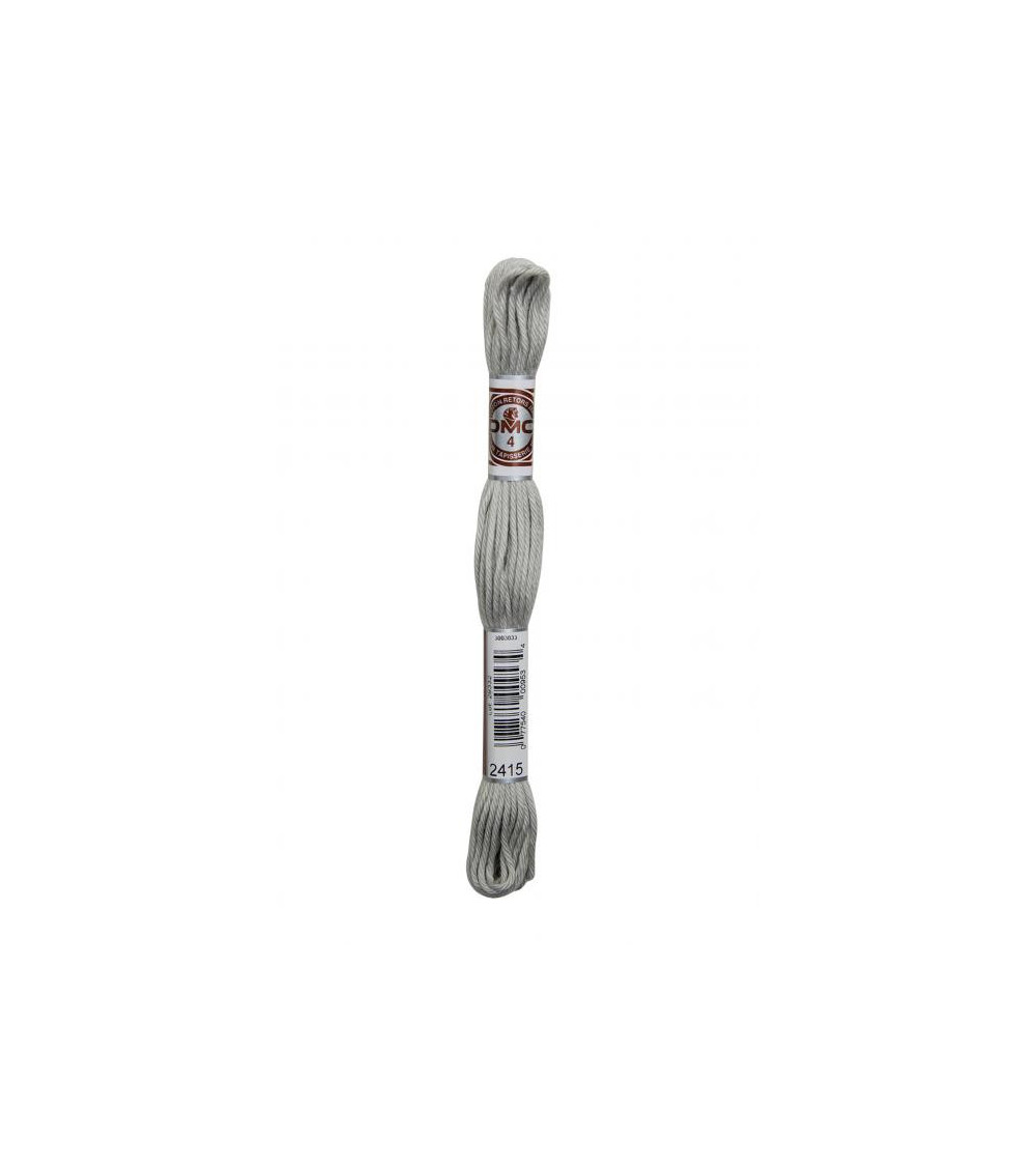 10 m Strang DMC Mattes, gedrehtes Gobelin-Canvas aus 100 % Baumwolle, hellgrau 2415