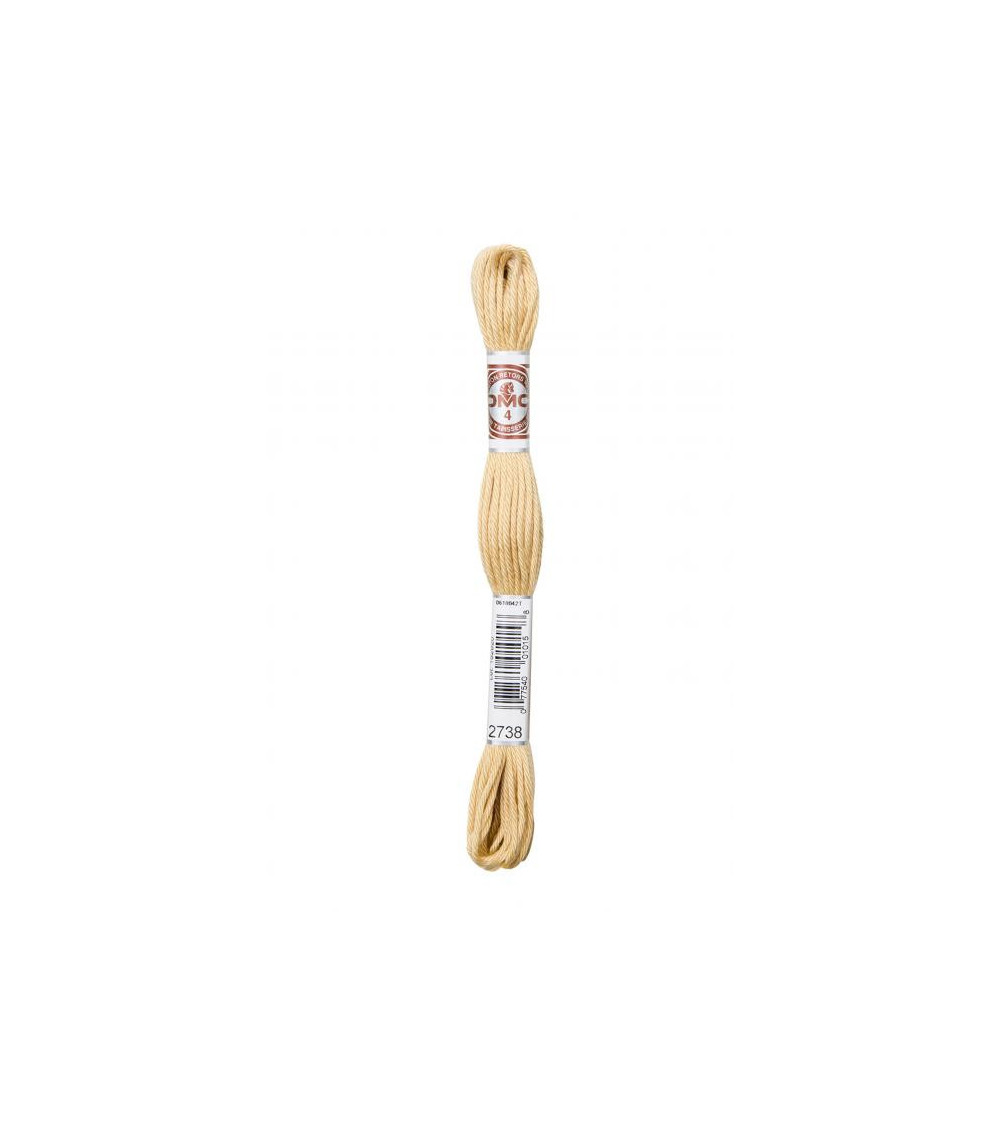 10 m Strang DMC Mattes, gedrehtes Gobelin-Canvas, 100 % Baumwolle, Beige 2738