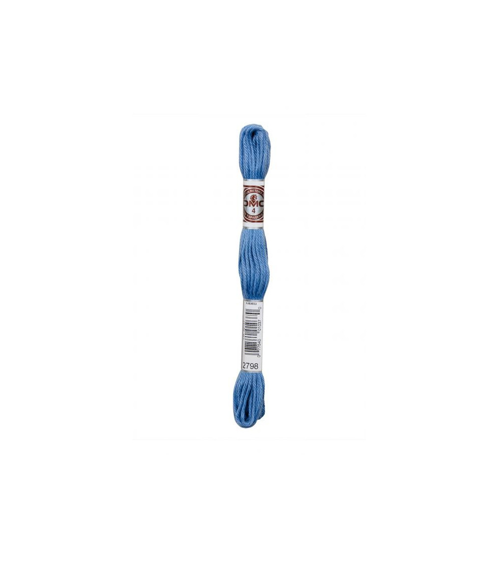 10 m Strang DMC Mattes, gedrehtes Gobelin-Canvas aus 100 % Baumwolle, Blau 2798