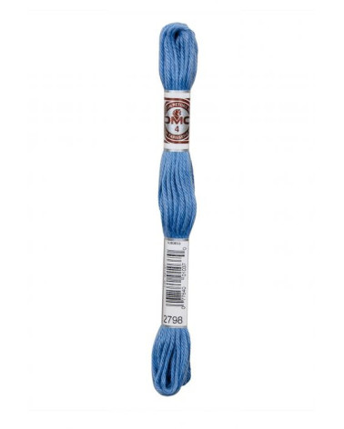 10 m Strang DMC Mattes, gedrehtes Gobelin-Canvas aus 100 % Baumwolle, Blau 2798