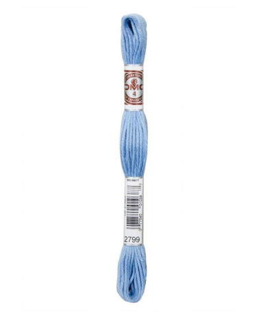 10 m Strang DMC Mattes, gedrehtes Gobelin-Canvas aus 100 % Baumwolle, Blau 2799