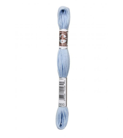 Matassa da 10 m DMC filo ritorto opaco tela per arazzo 100% cotone baby blue 2800