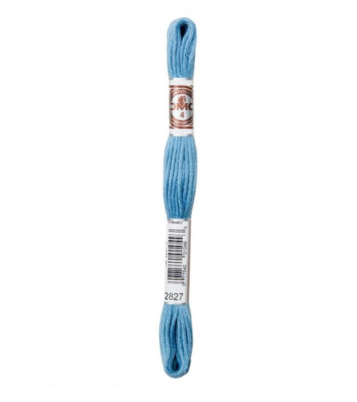 10 m Strang DMC Mattes, gedrehtes Gobelin-Canvas aus 100 % Baumwolle, Blau 2827