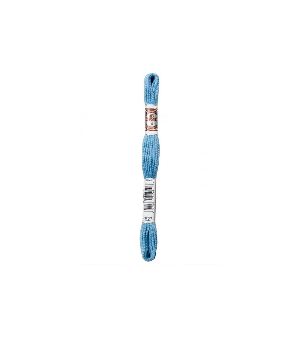 10 m Strang DMC Mattes, gedrehtes Gobelin-Canvas aus 100 % Baumwolle, Blau 2827