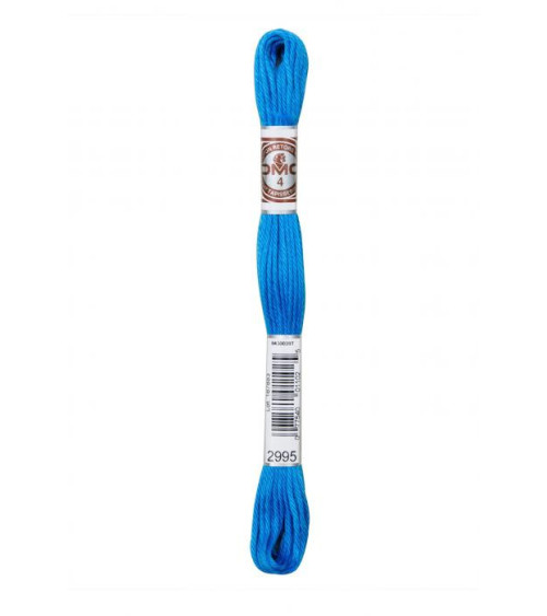 Skein 10m DMC Twisted thread matt tapestry canvas 100% cotton blue tropics 2995