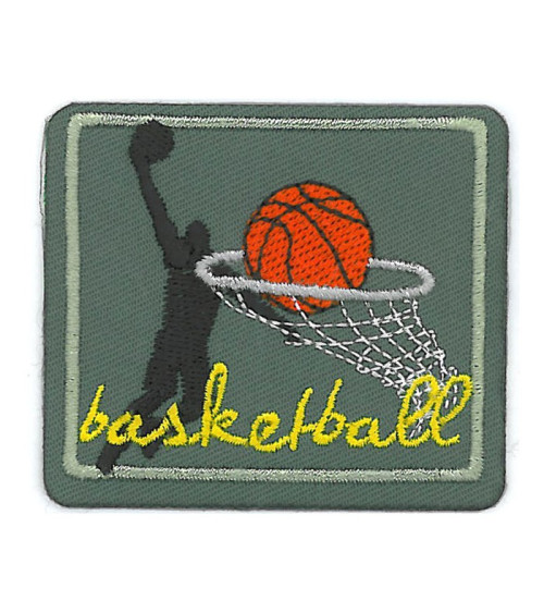 Set of 3 iron-on Basketball patches