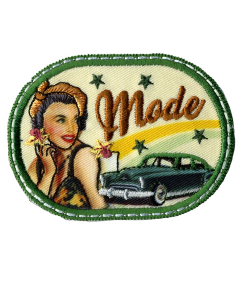 Set of 3 Retro Mode iron-on patches