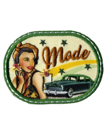 Set of 3 Retro Mode iron-on patches