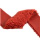 Bobine 5m fourrure acrylique rouge 5mm