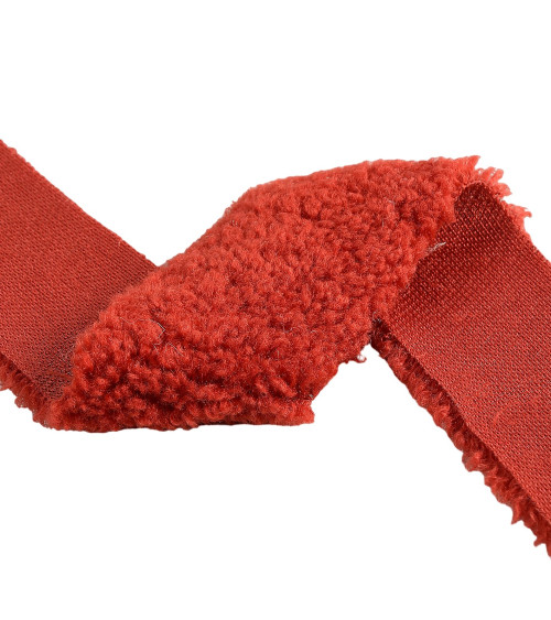 5m spool red acrylic fur 5mm
