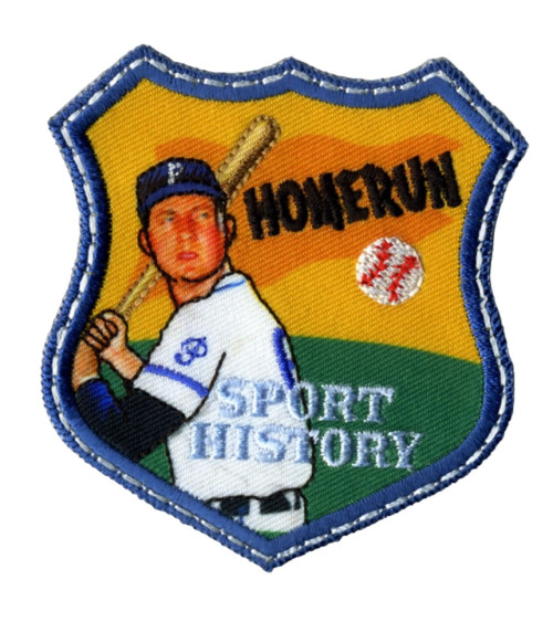 Retro BaseBall Iron-On Patches Set of 3