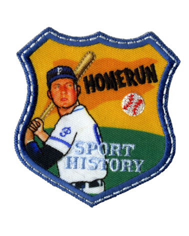 Juego de 3 parches termoadhesivos Retro BaseBall