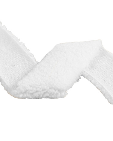 Fourrure acrylique blanc 5mm au mètre