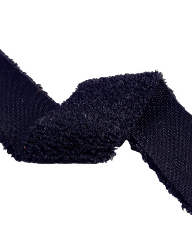 Navy blue acrylic fur 5mm per meter