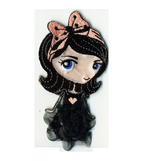 Set of 3 iron-on doll patches